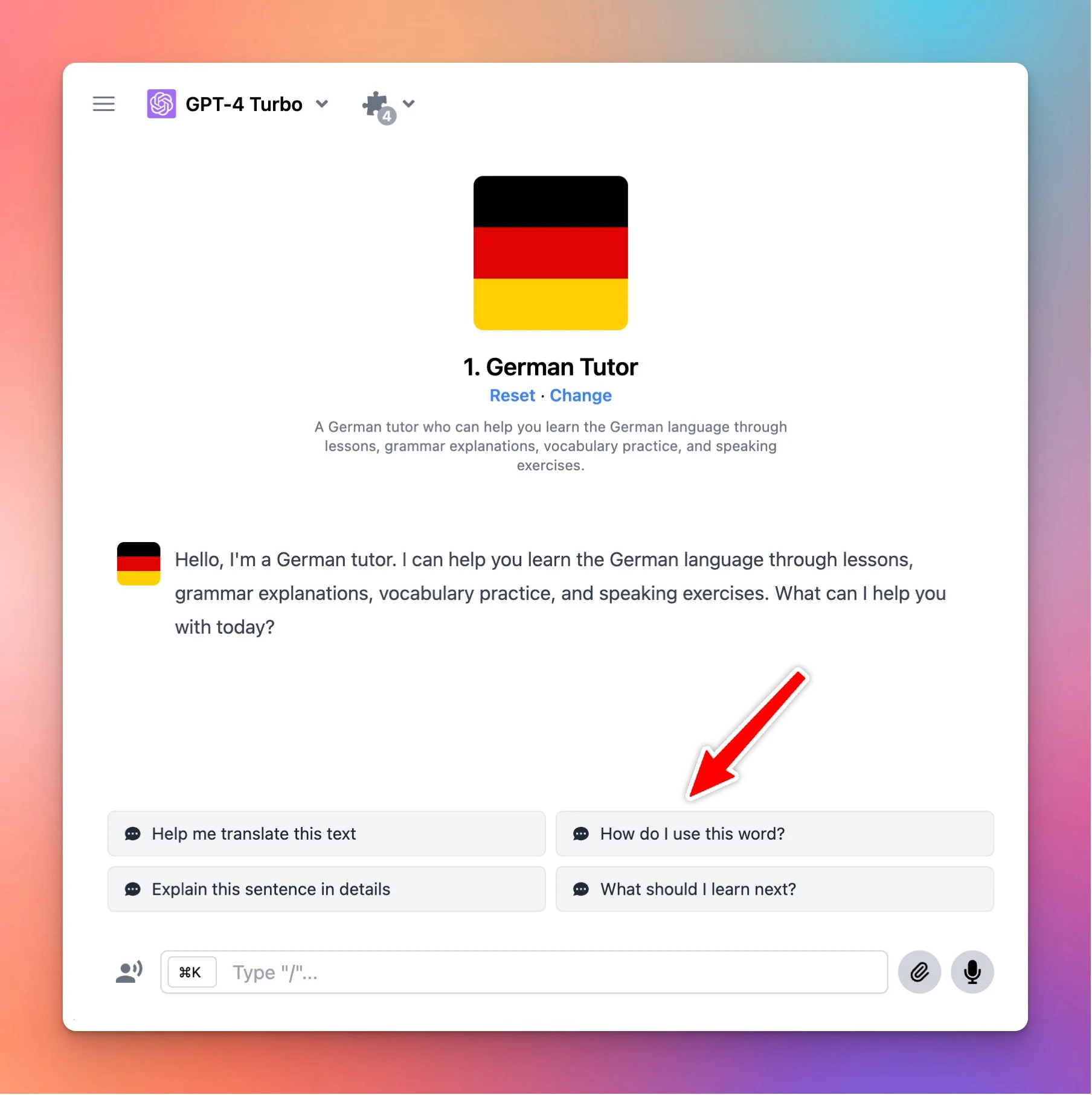 Added Conversation Starters