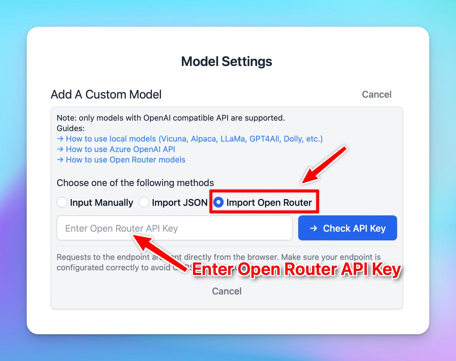 Better integration with OpenRouter