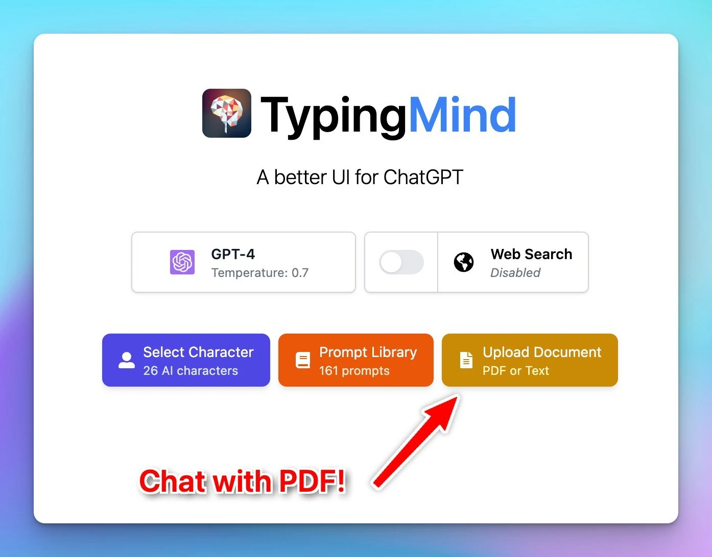 Chat with PDF!