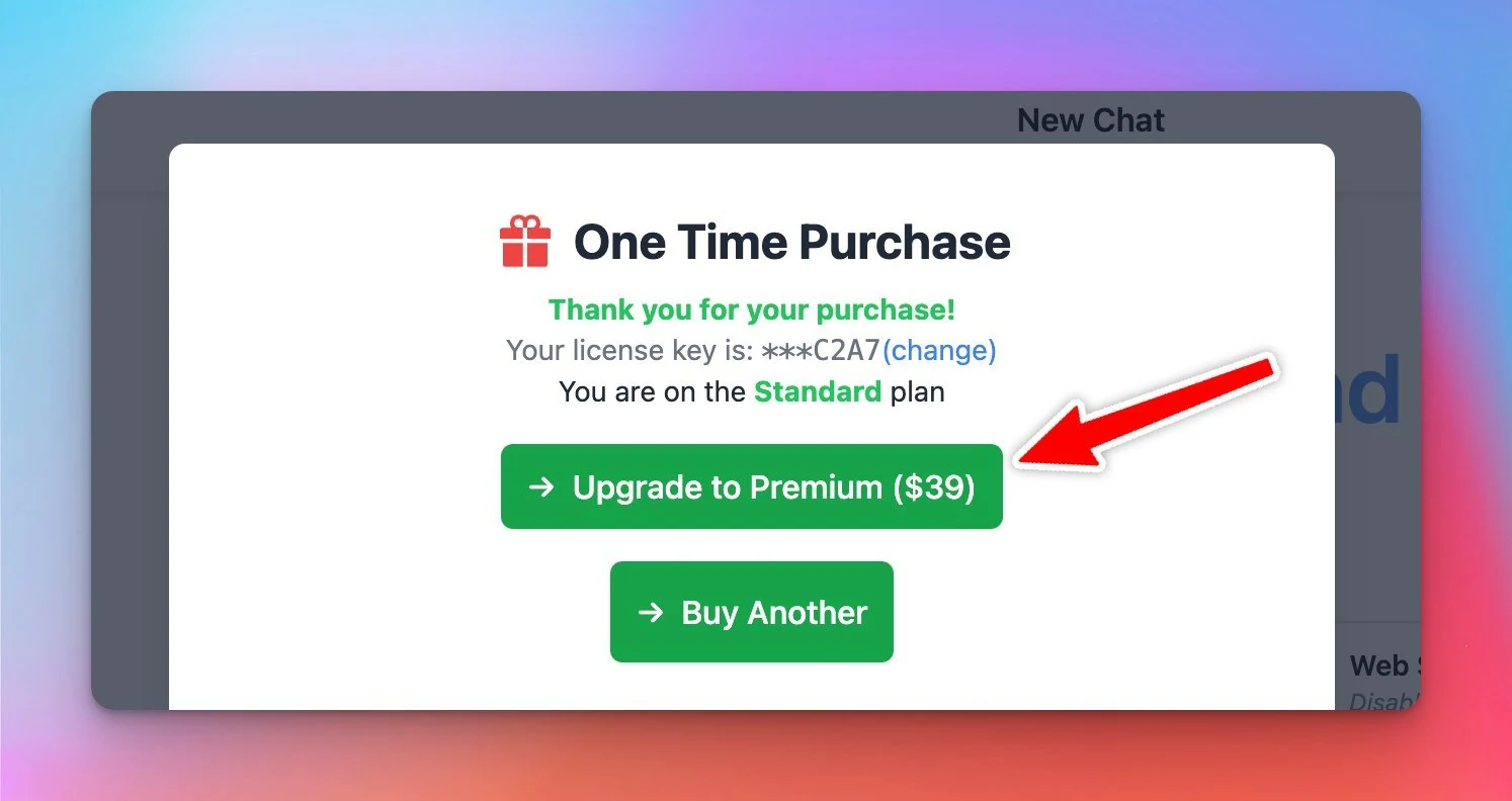 License upgrade is available!