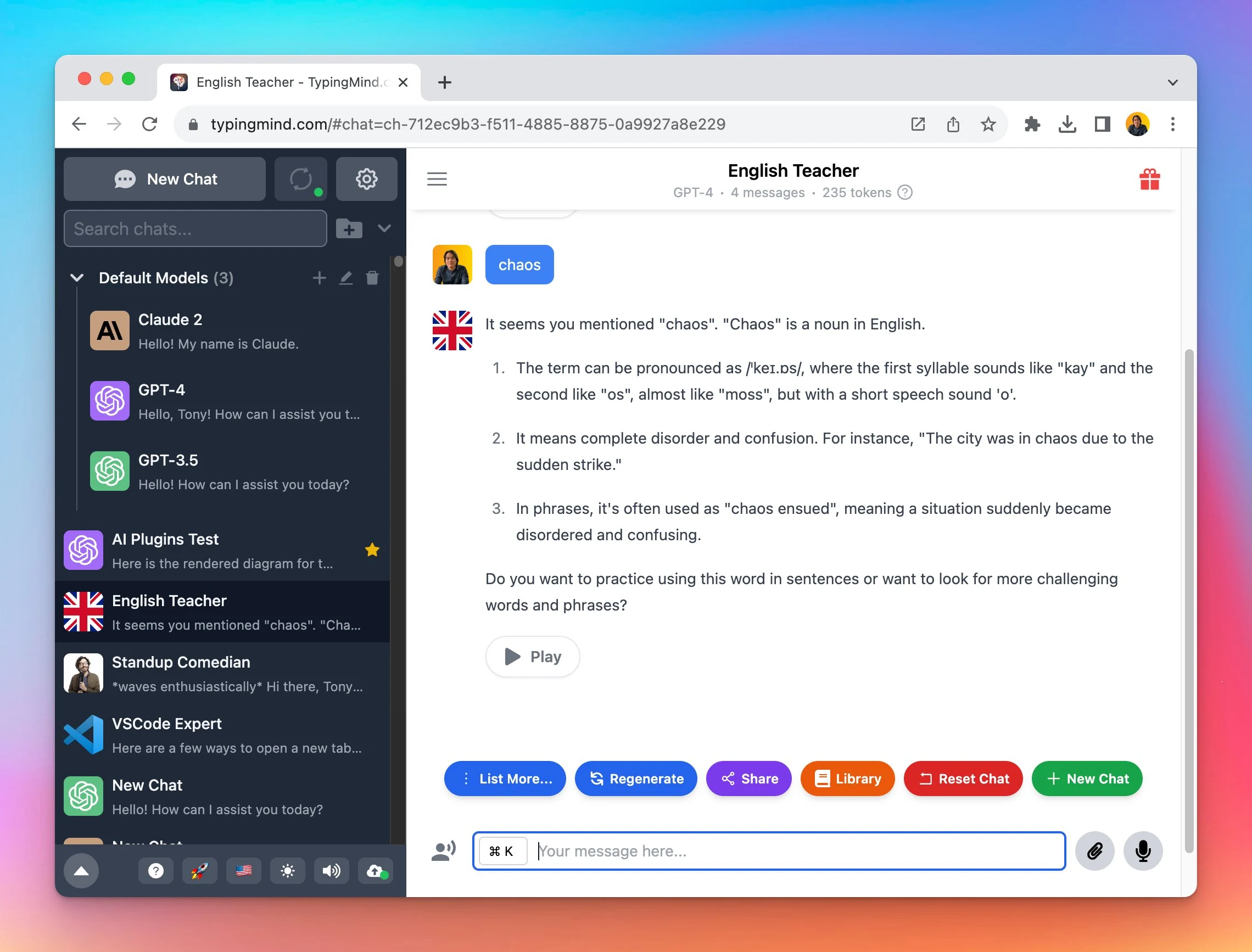 New sidebar layout + UX