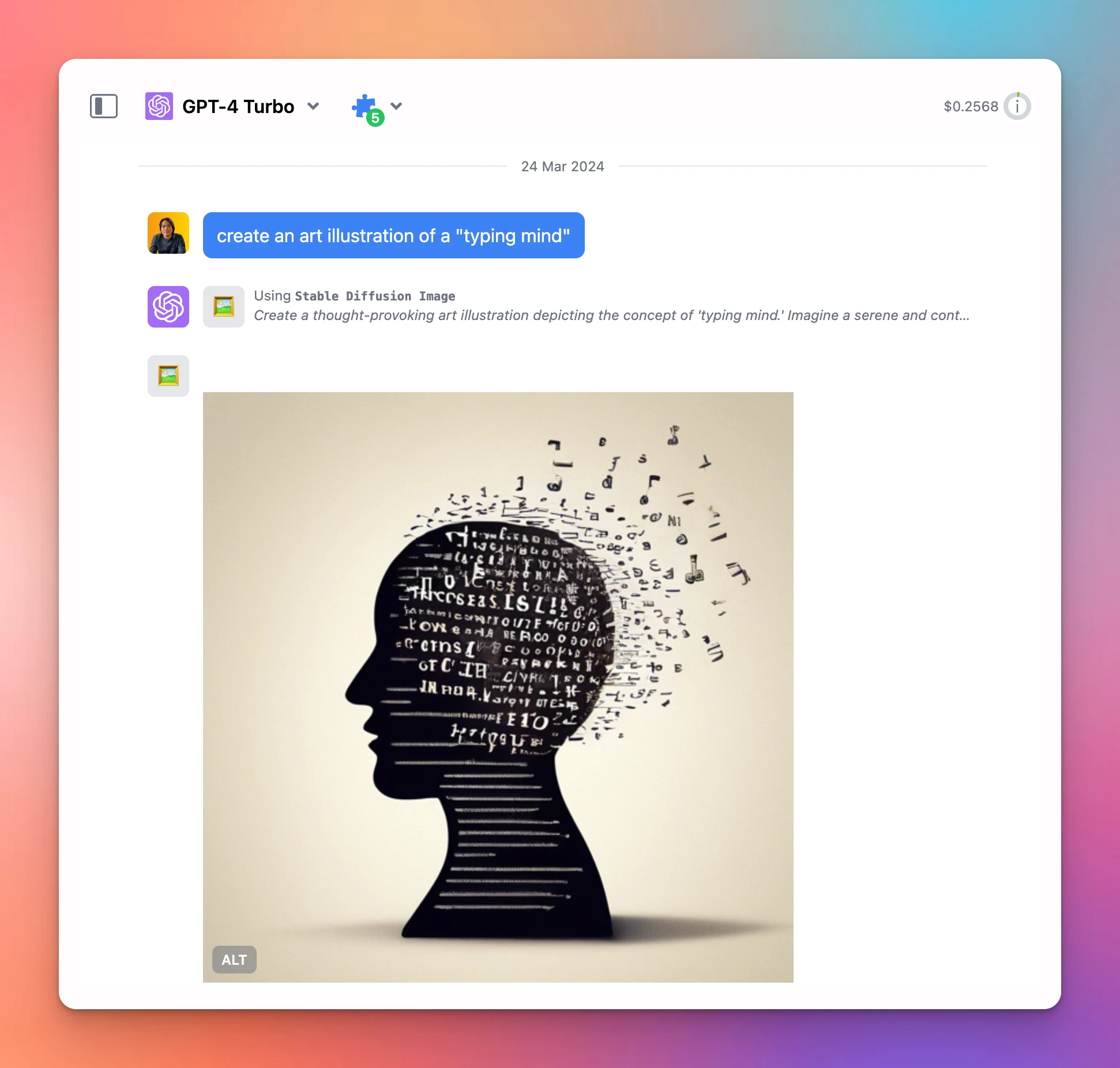 3 new built-in plugins: Web Reader, Stable Diffusion Image, Market News (screenshot 3 of 3)