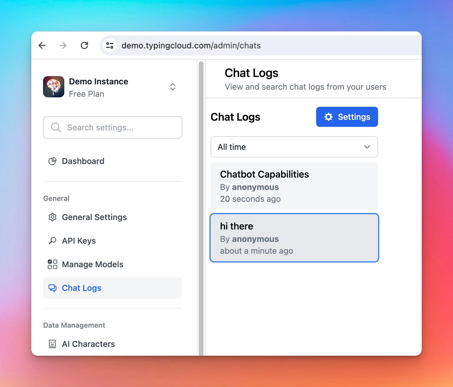 Chat Logs