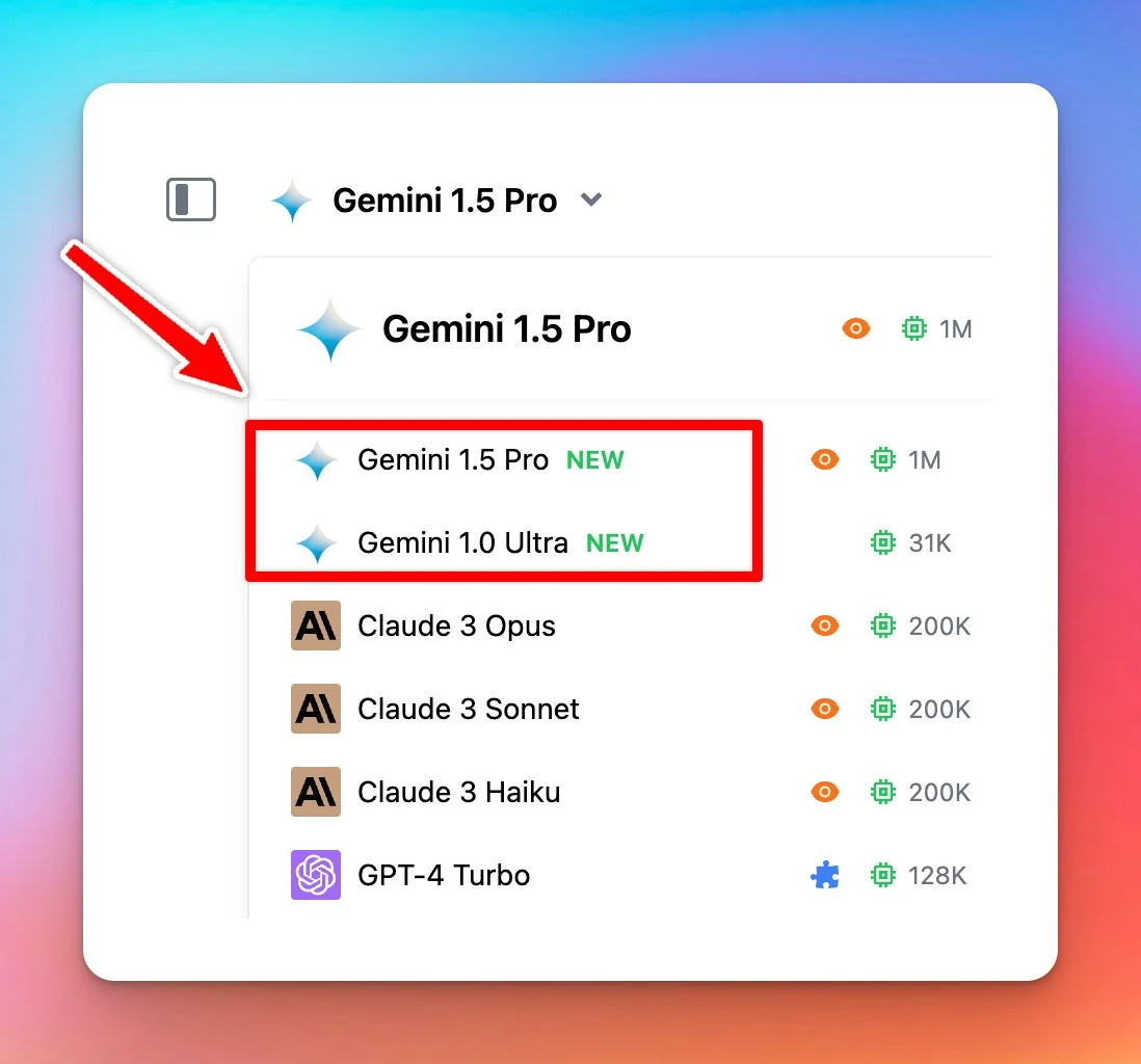 Gemini Ultra and Gemini 1.5 are available!