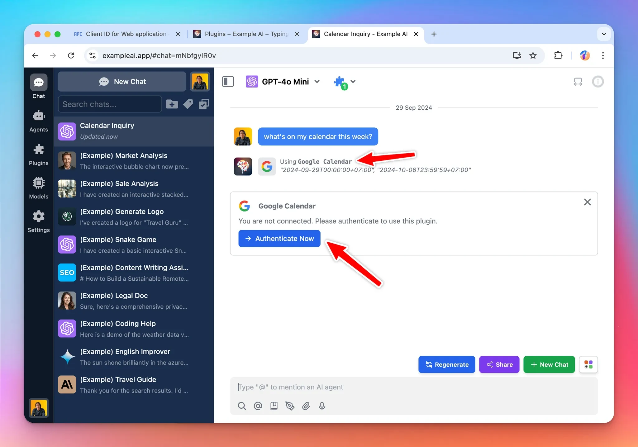 Set up OAuth 2 Authentication for TypingMind plugins