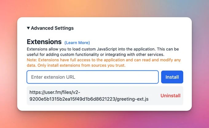 TypingMind Extensions