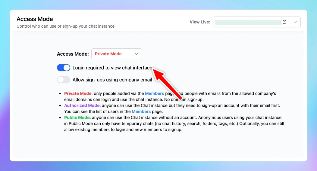 Add Login Message (screenshot 2 of 2)