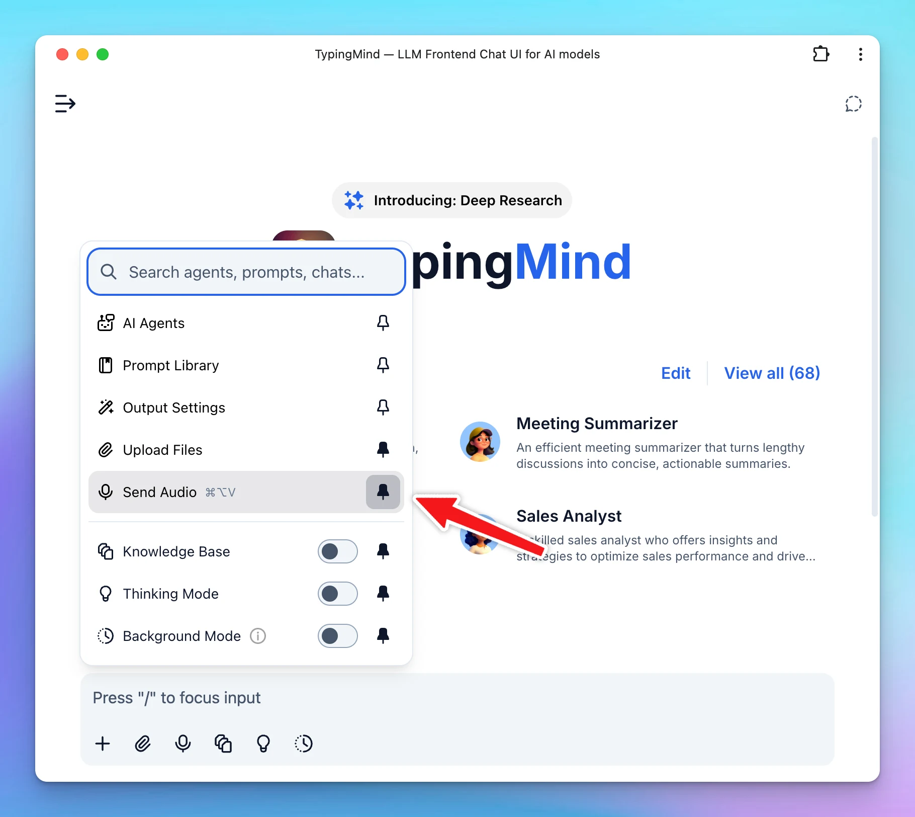 Customize Your Toolbar with Pin / Unpin! (image 1)
