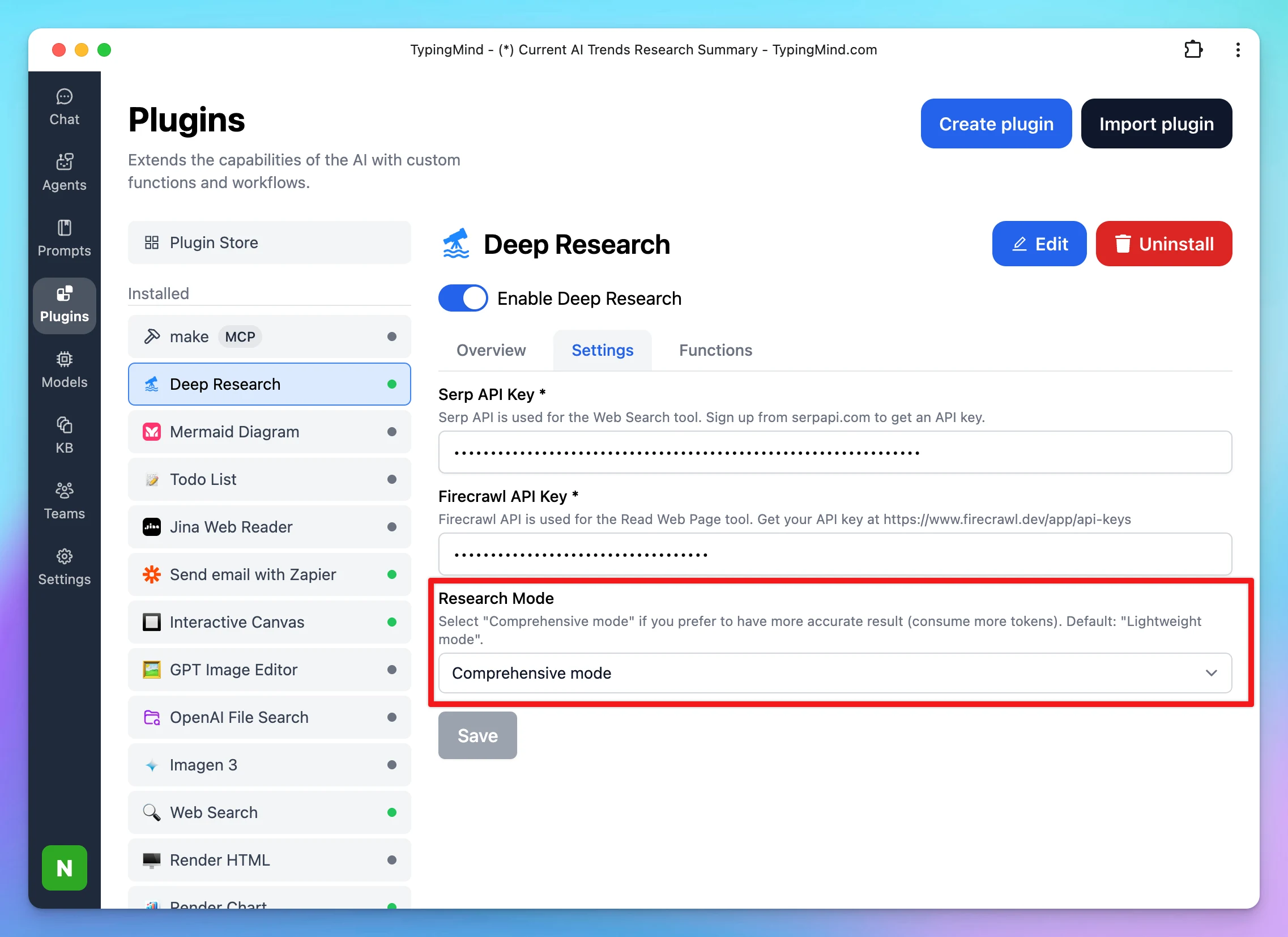 Deep Research Updates (image 1)