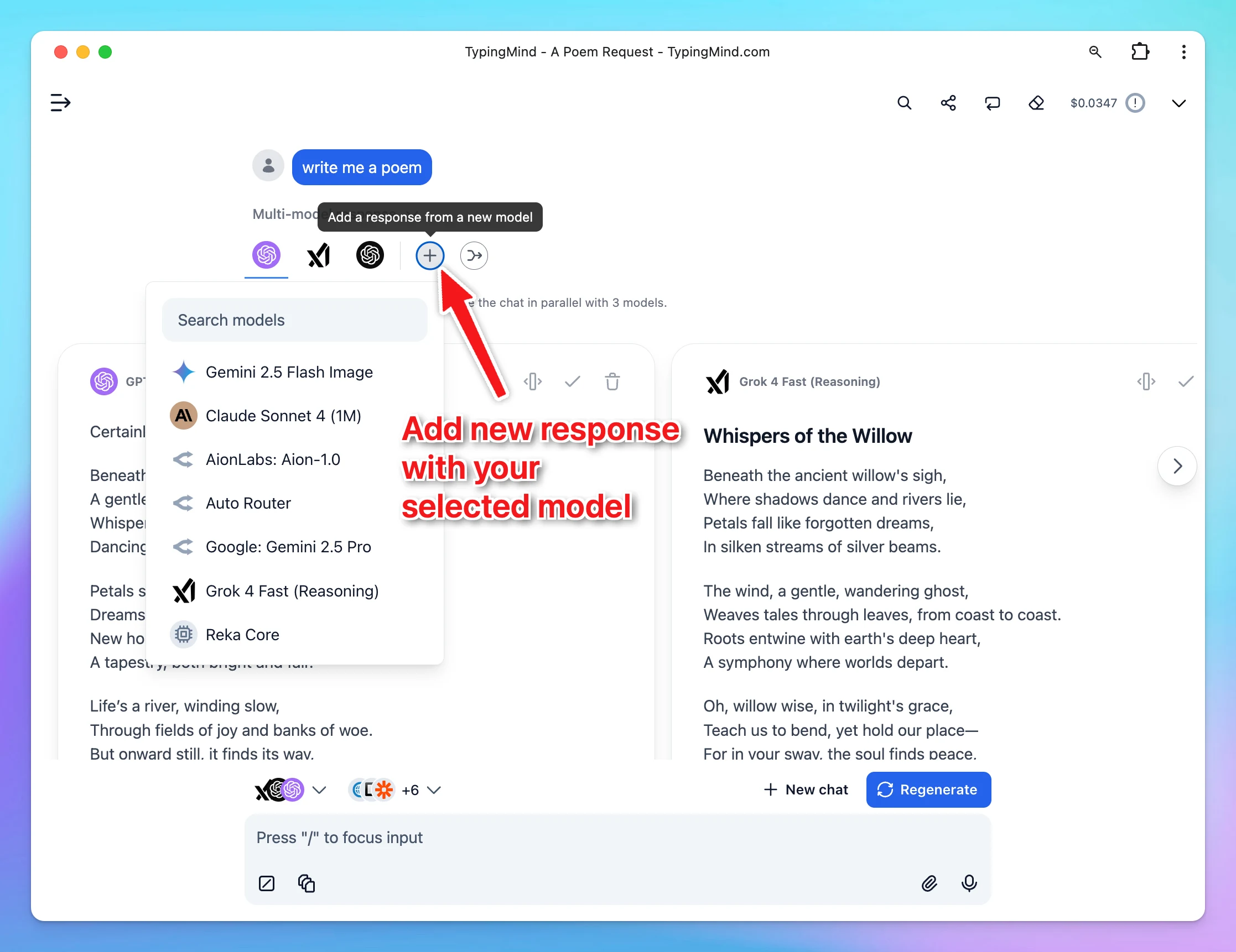 Multi-model Chat Updates (image 1)