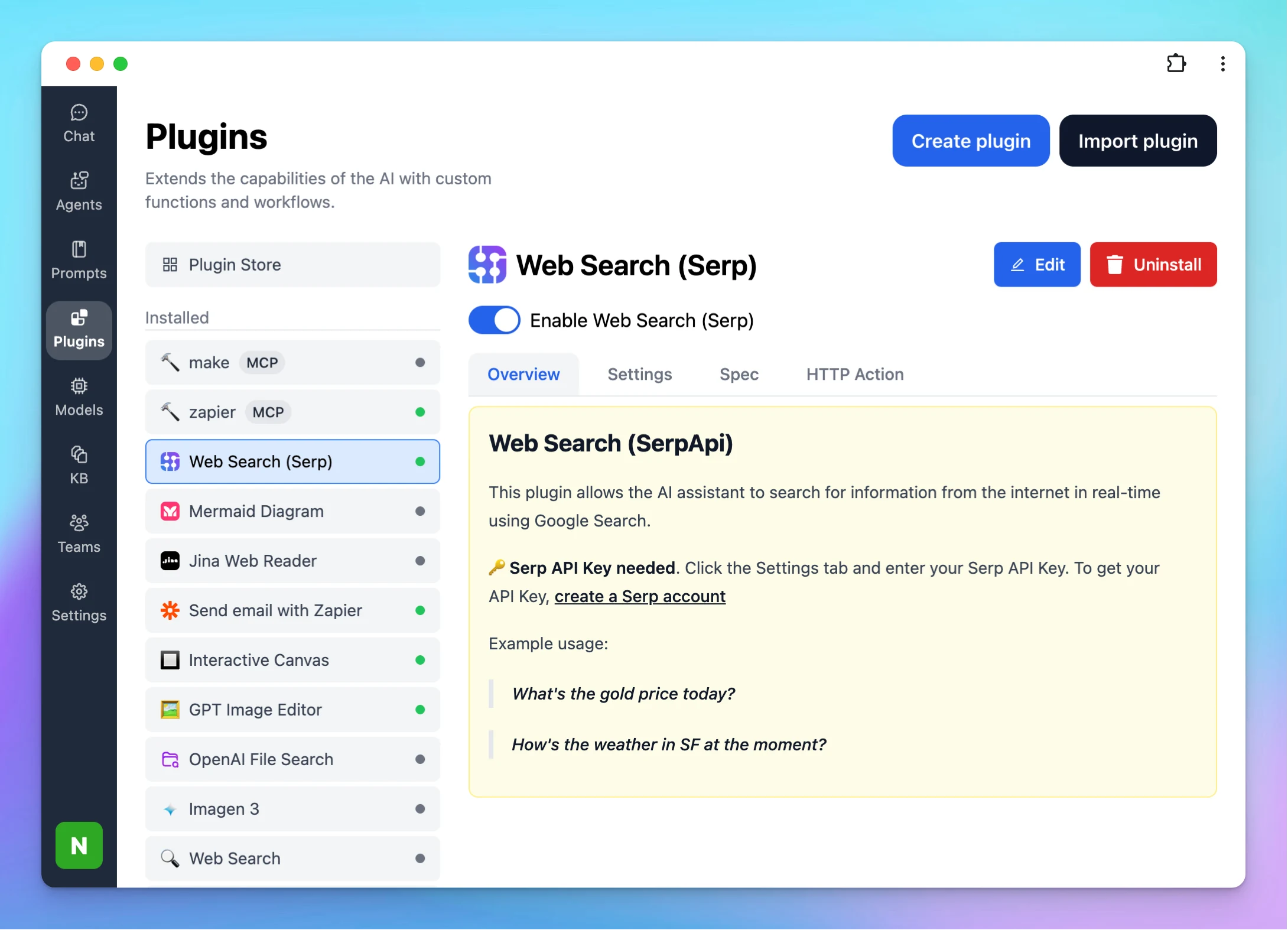 New Plugin: Web Search using SerpAPI (image 1)