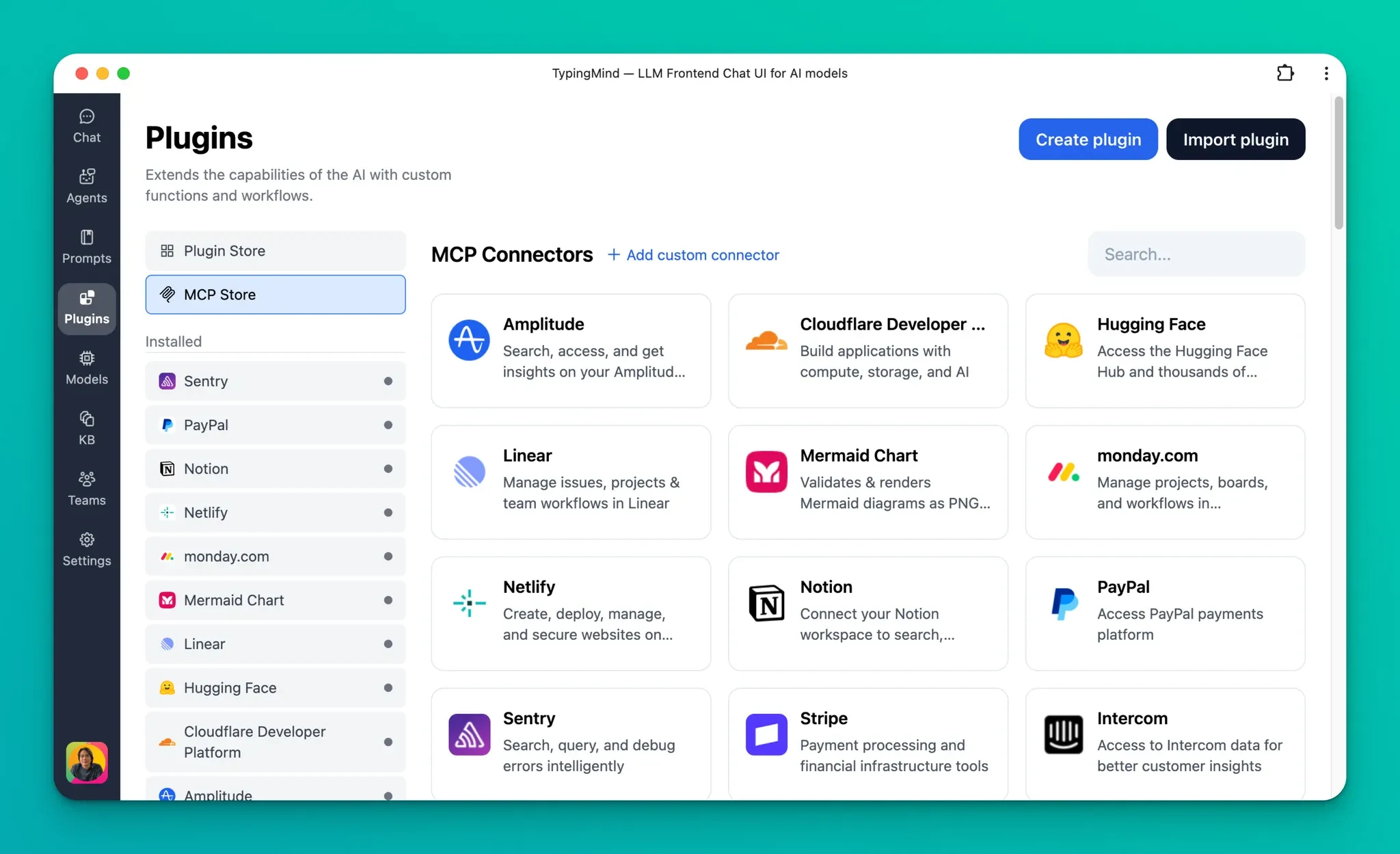 Remote MCP Support & In-app MCP store (image 1)