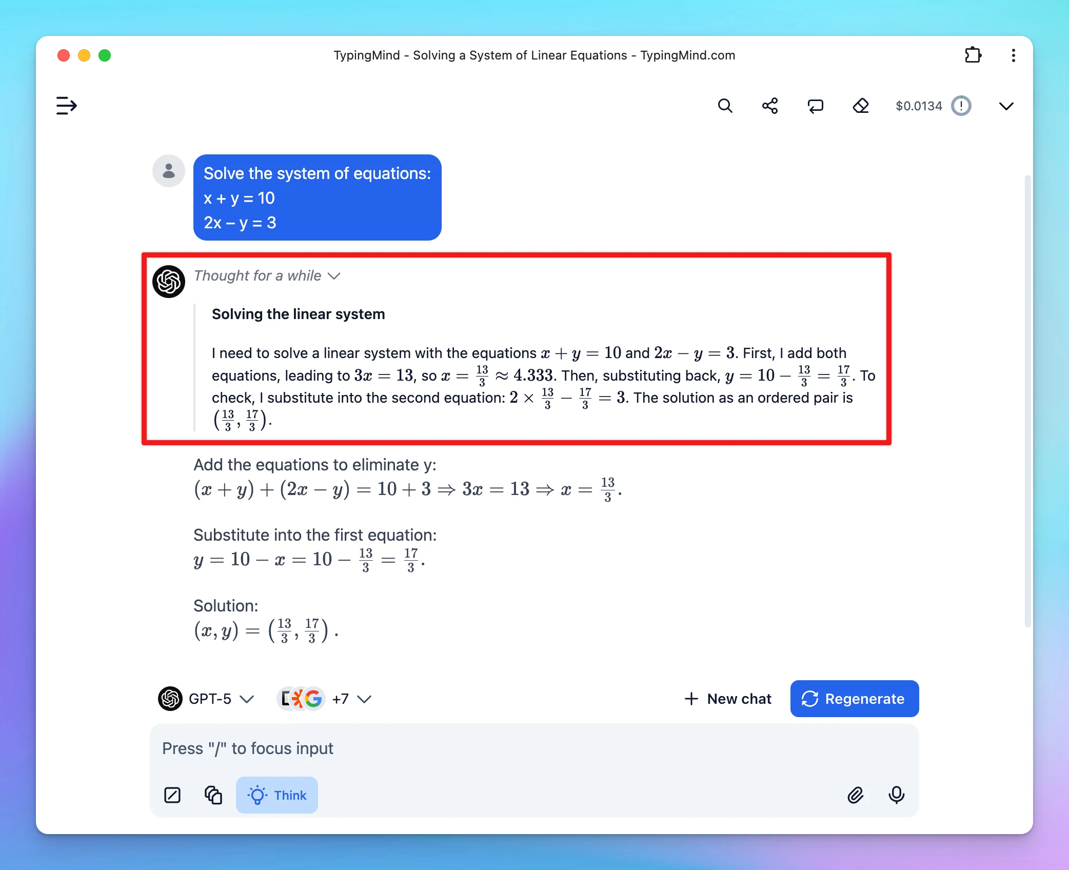 Support thinking message for OpenAI models (image 1)