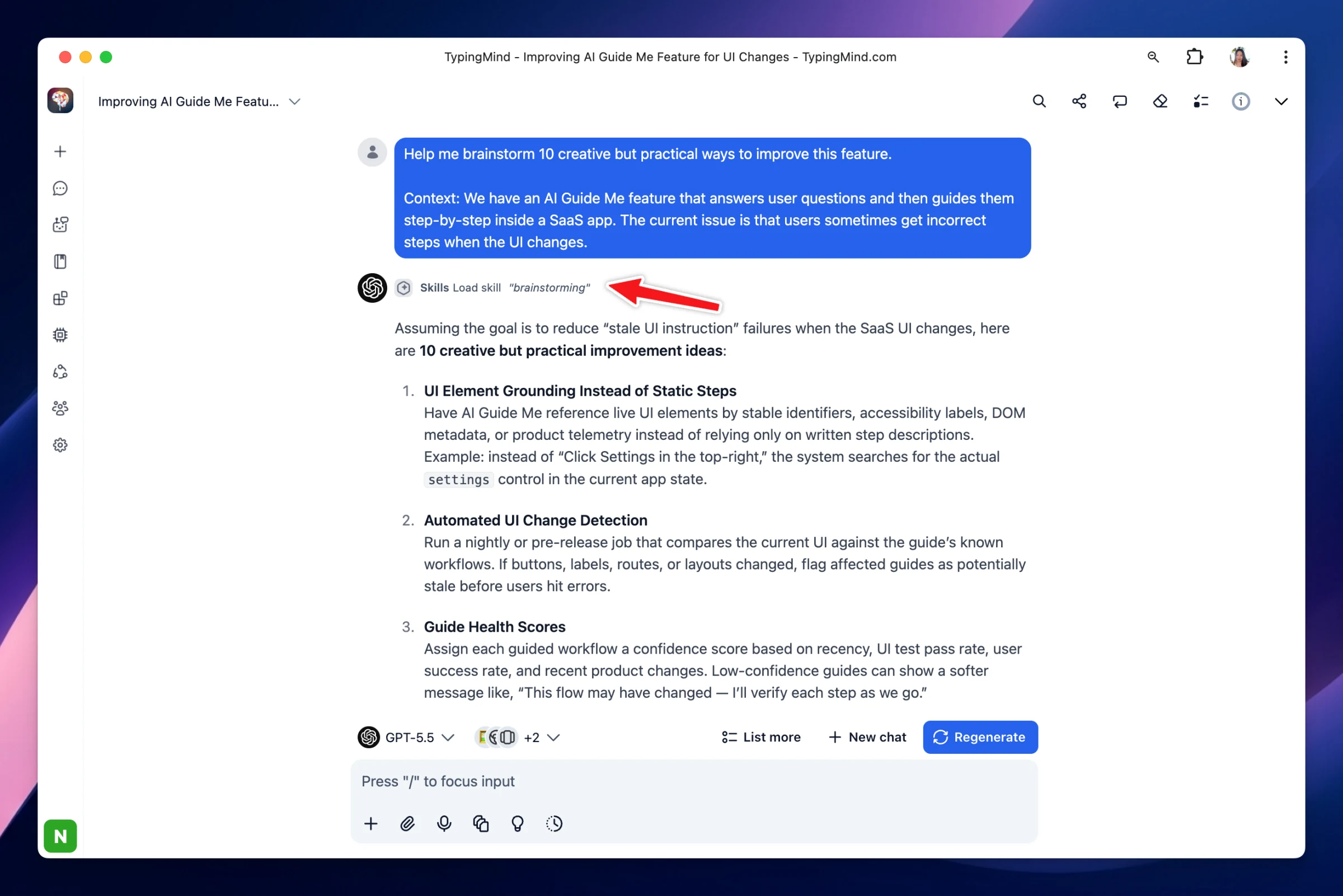 Agent Skills Support on TypingMind (image 4)