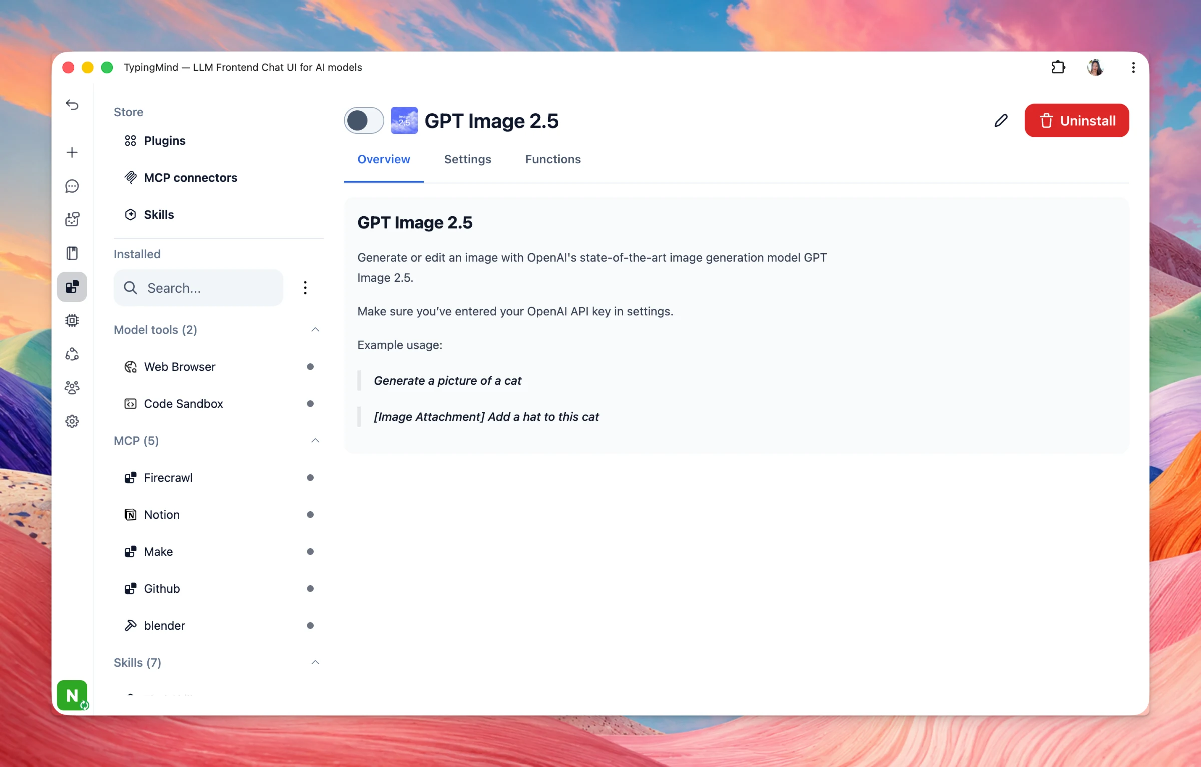GPT Image 2.5 is now available on TypingMind (image 1)