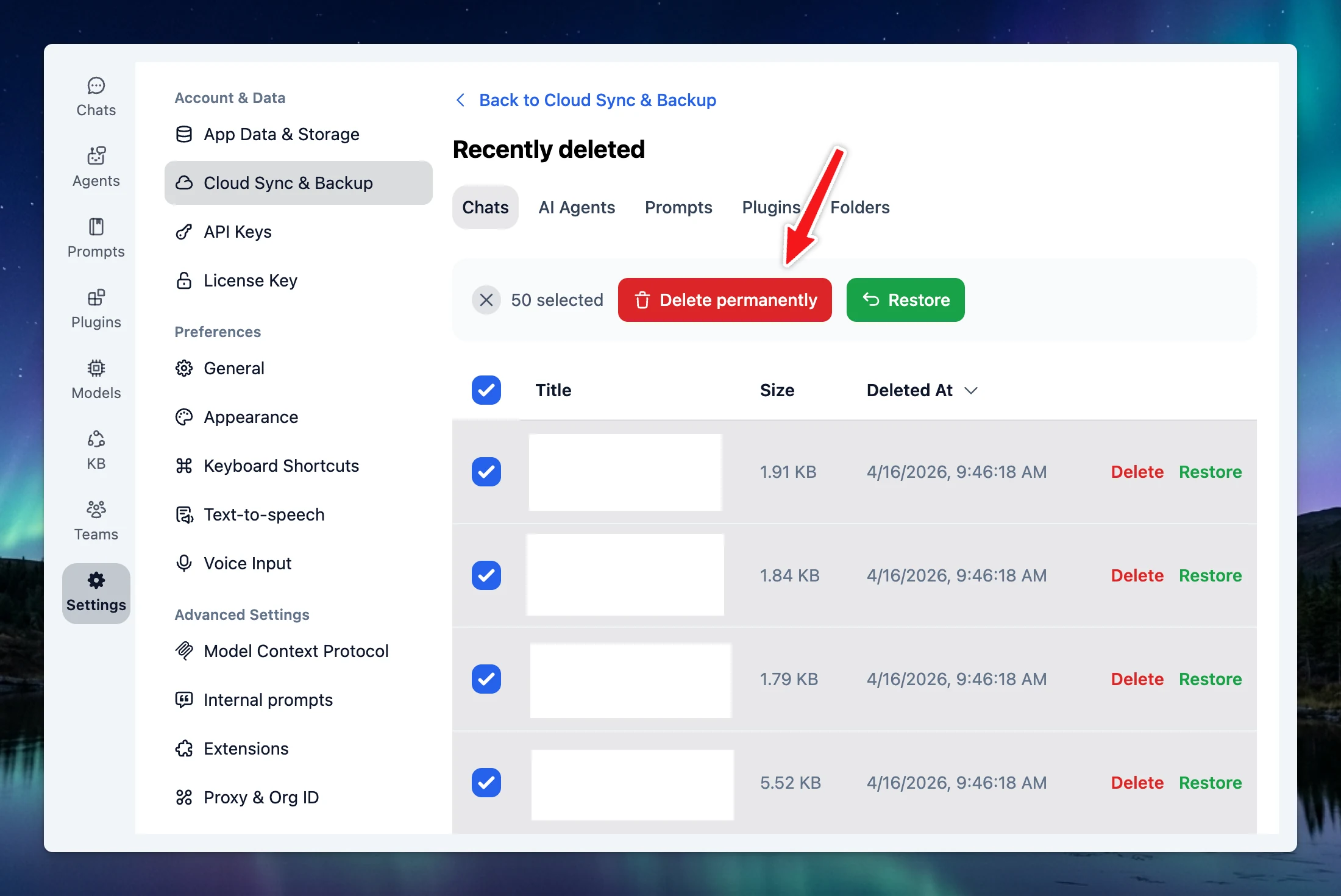 Provider Tools for Org Agents, Permanent Cloud File Deletion, Bug Fixes and Improvements (image 1)